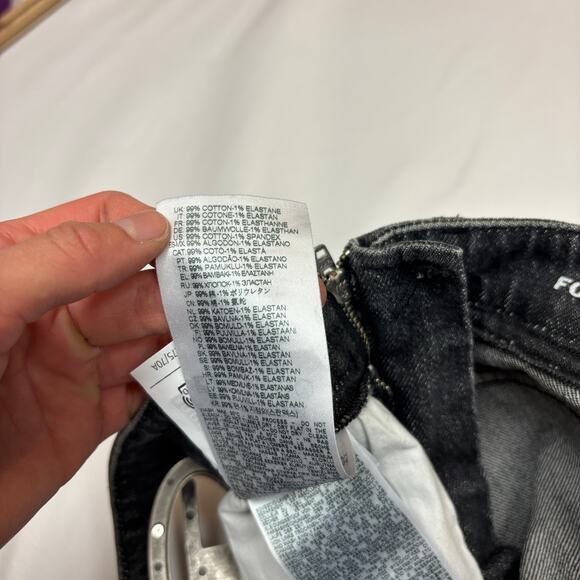 NWT Diesel De Ron Low Rise Cut Out Logo Denim Mini Skirt Women's 27 Y2K Grunge - Picture 10 of 11